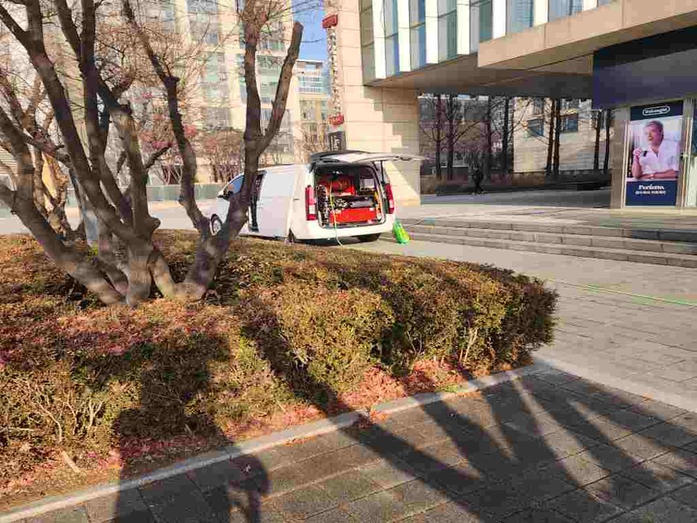 과천 상가 건물 고압세척 출동